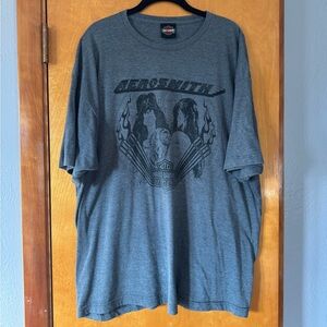 Harley-Davidson Gray Aerosmith Graphic Tee